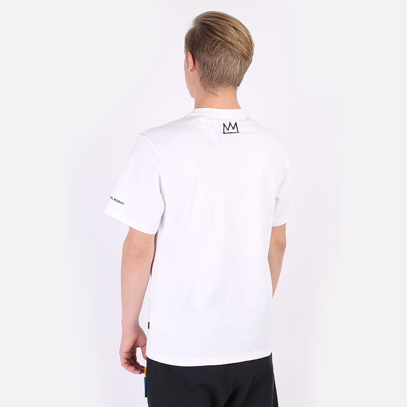 мужская белая футболка Converse Basquiat Graphic Tee 10023144102 - цена, описание, фото 5